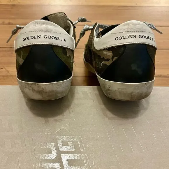 Golden Goose Superstar Camouflage Sneakers. EU size 39 / US size 9 - Picture 14 of 16
